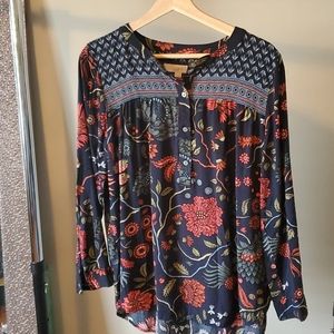 Loft floral blouse